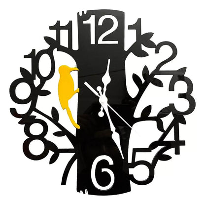 Sparrow Nest Acrylic Wall Clock