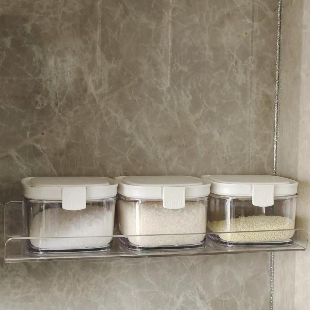 Acrylic Shelves & Holders - Versatile Wall-Mounted Kitchen, Bathroom, and Bookshelf Organizer