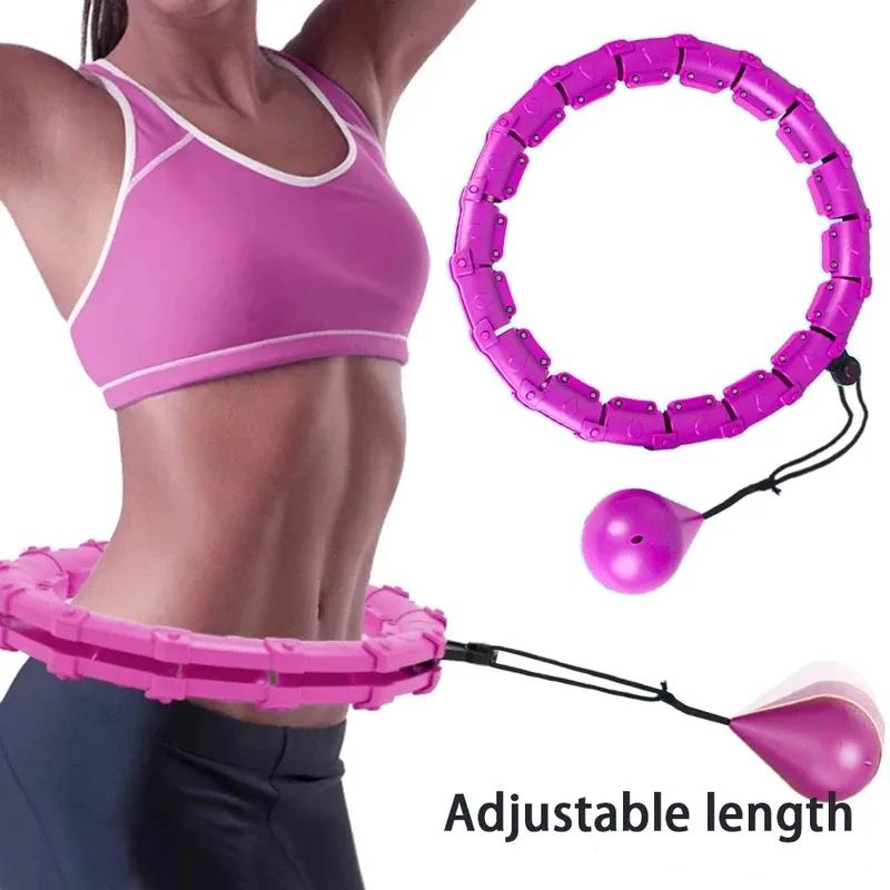 Hula Hoop for Adults - Adjustable 24-Section Exercise Hoop