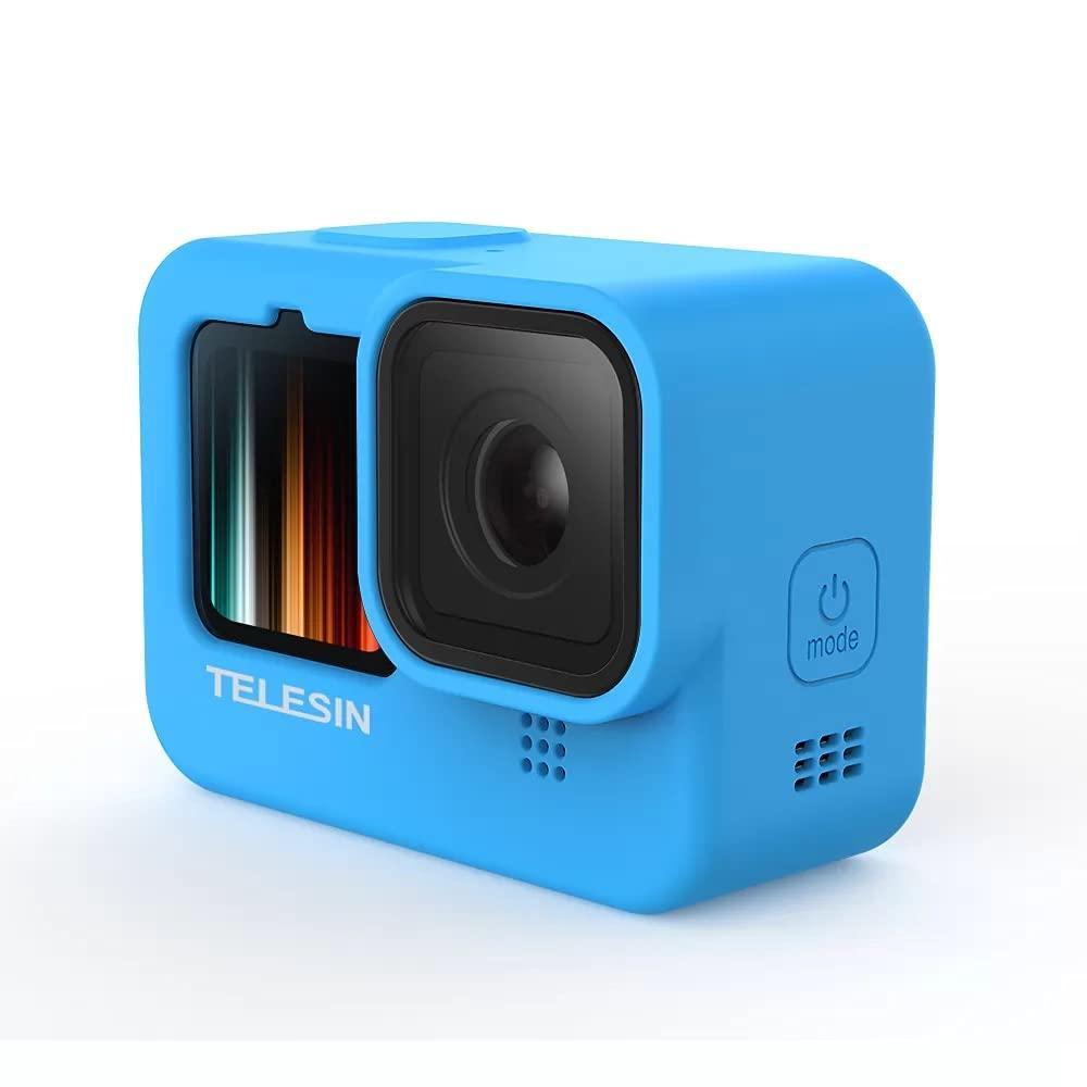 TELESIN Silicone Case For GoPro HERO13/12/11/10/9 With Lens Cap and Lanyard, 21041301