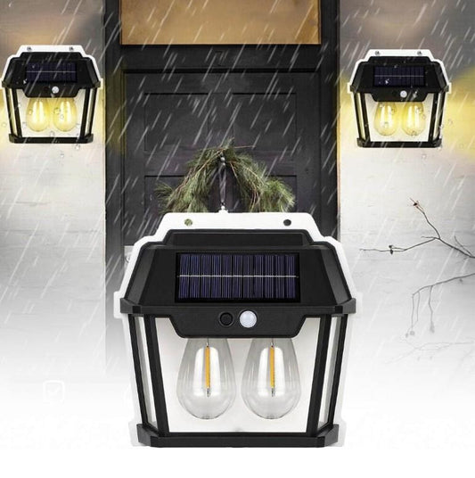 LED Solar Motion Sensor Lights – Outdoor Waterproof Lamp with 3 Modes