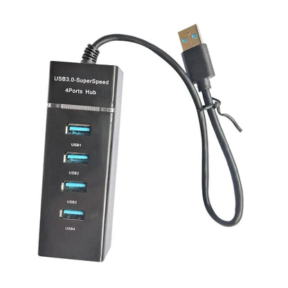 USB 3.0 Super Speed 4-Port Hub 30cm with DC5V Power Jack